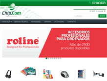 Tablet Screenshot of chipcom.es